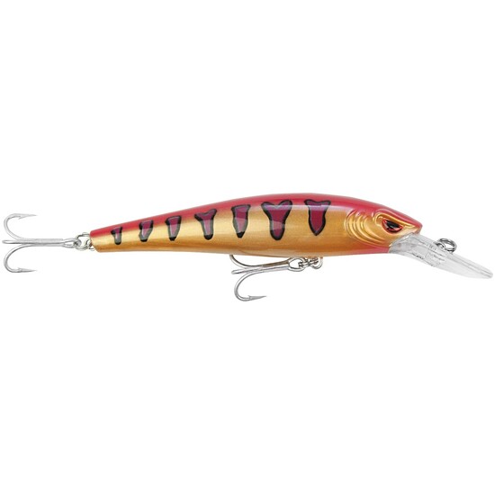 11cm Storm Flaming Red Thunder Barra Hard Body Lure - Medium Depth