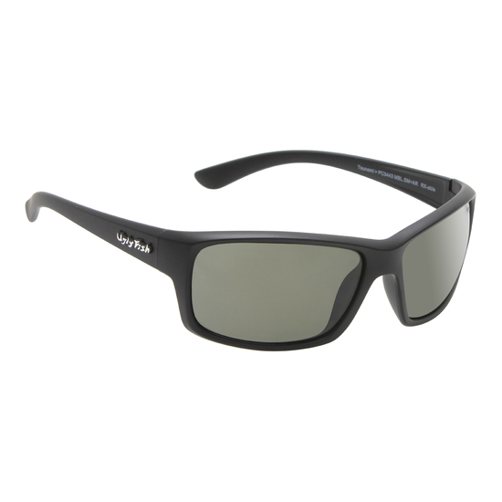 Ugly Fish Tsunami PC3443 TR-90 Black Frame/Smoke Lens Polarised Sunglasses