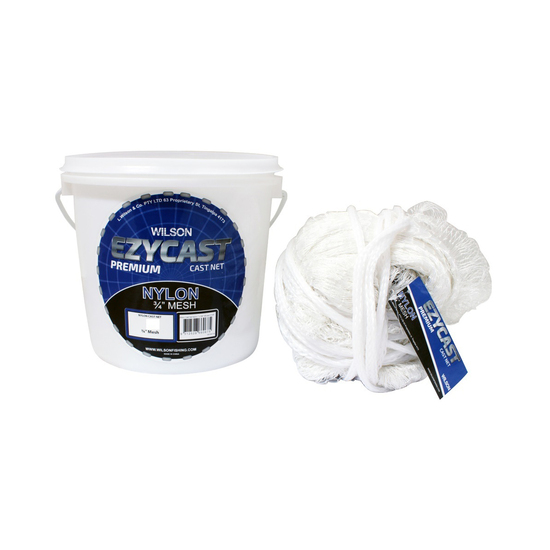 Wilson EZYCAST Nylon Cast Net with 3/4 Inch Mesh Size [Drop: 7ft]