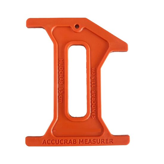 Accucrab Crab Measurer [Colour: Orange]